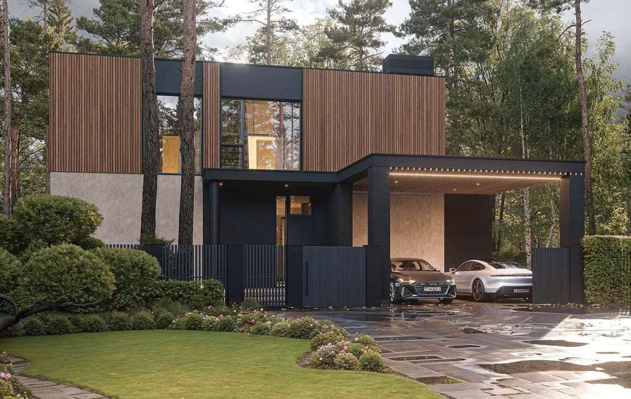 Сучасний функціональний будинок